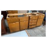4 BASE CABINETS