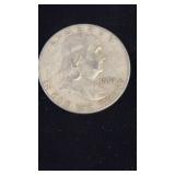 1961 FRANKLIN SILVER HALF DOLLAR