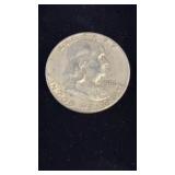 1956 FRANKLIN SILVER HALF DOLLAR