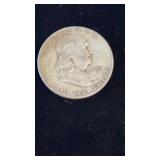 1951 FRANKLIN SILVER HALF DOLLAR
