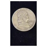 1953 FRANKLIN SILVER HALF DOLLAR