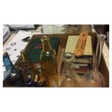 VINTAGE BOTTLES & PHARMACY BOOKS