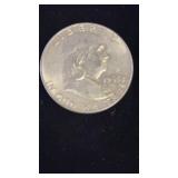 1963 FRANKLIN SILVER HALF DOLLAR