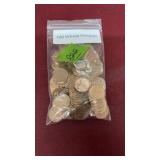 100 WHEAT PENNIES