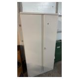 METAL LOCKING CABINET W/ KEYS