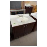 30' VANITY W/ SINK & FAUCET