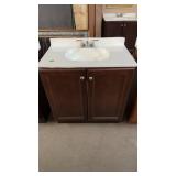 30' VANITY W/ SINK & FAUCET