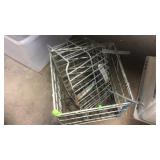METAL MILK CRATE & BICYCLE BASKET
