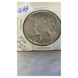 1922-S SILVER PEACE DOLLAR