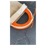 GROUP OF WHITE & ORANGE PIPE