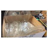 BX OF CLEAR GLASSWARE