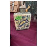 VERY OLD HAND PAINTED BOTTLE