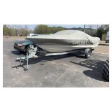 1985 BAYLINER BOAT AND TRAILER