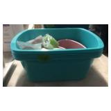 TEAL BASINS & GROUP OF MEDICAL TAPE