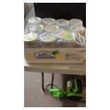 10 WIDE MOUTH KERR QT CANNING JARS
