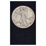 1943 WALKING LIBERTY SILVER HALF DOLLAR