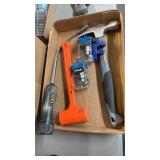 HAMMER, ROUTER BITS, FLEXIBLE LIGHT, TUBING CUTTER