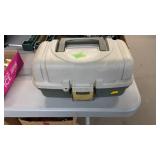 TACKLE BOX W/ TACKLE(TAN/GRN)