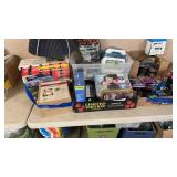 GROUP  W/ ROUTER, MICROSCOPE, GPS, RC CAR, LAMP