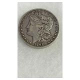 1901-O MORGAN SILVER DOLLAR
