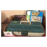 TACKLE BOX & FLY FISHING BOOKS