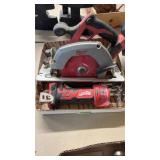 MILWAUKEE CUTOUT TOOL & CIRCULAR SAW  **NO BATTERY
