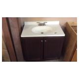 30' VANITY W/ SINK & FAUCET