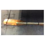 GROUP OF YARD STICKS & FISHING OAR