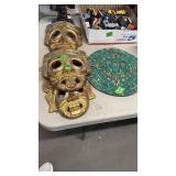 3 MASKS & SUN DIAL