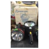 LARGE FLASHLIGHT & SPOT LIGHT