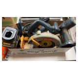 2 RYOBI CORDLESS TOOLS W/ DEWALT CHARGER & RYOBI
