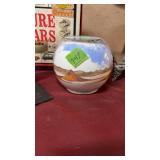 ART GLASS SAND GLOBE