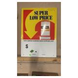 DORAL LIGHTS CIGARETTE METAL SIGN