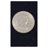 1963 FRANKLIN SILVER HALF DOLLAR