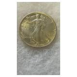 1991 1 oz SILVER EAGLE