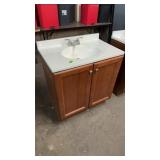 30' VANITY W/ SINK & FAUCET