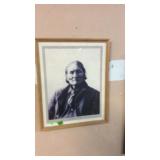 GERANIMO FRAMED PHOTOGRAPH