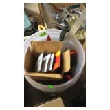BUCKET W/ CLAMPS & SONIC KEYCHAINS