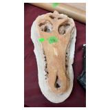 CAST CROCADILE SKULL**NOT ORIGINAL