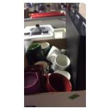 COFFEE CUPS, ORGANIZER DRAWER & MISC