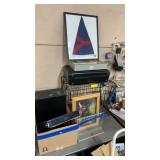 ANIMAL CAGE, BLUE RAY PLAYER, HARD SIDED CASE,