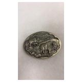 BISON BELT BUCKLE