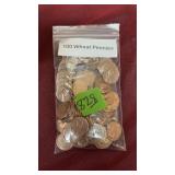 100 WHEAT PENNIES