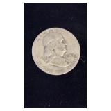 1952 FRANKLIN SILVER HALF DOLLAR