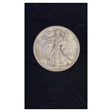 1945 WALKING LIBERTY SILVER HALF DOLLAR