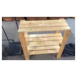 3 TIRED WOOD SHELF