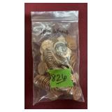 100 WHEAT PENNIES