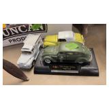 GROUP W/  2 DIE CAST VINTAGE CARS & 1 TRUCK