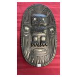 IVAN OTTOLIFTER NORTHWEST COAST CARVED AGRILLITE