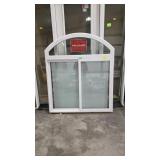 Aluma Glass, Slider Window w/ Radius Upper